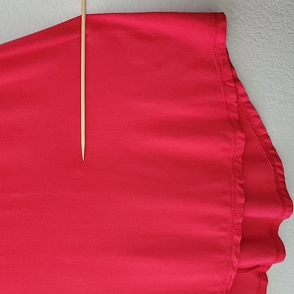 LIVI Coral Pink Sleeveless Tunic Tank Top size 14/16 Criss Cross Summer Colorful - Picture 12 of 12